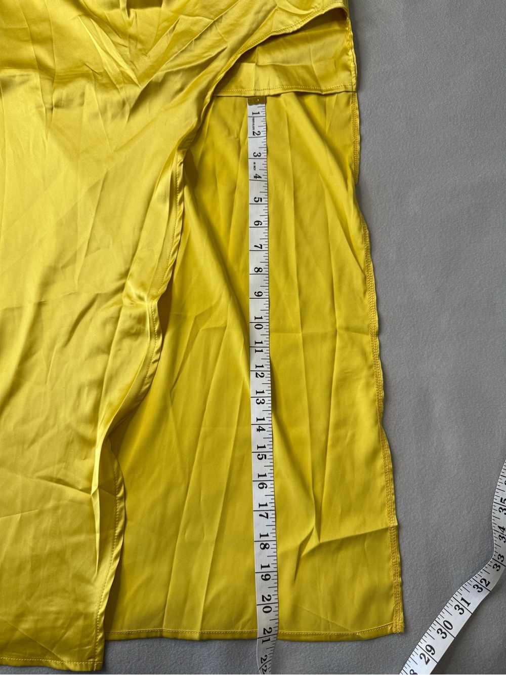Hello Molly Elite Girl Yellow Gold Satin One Shoulder Maxi Dress Size 6 NWT - Picture 12 of 14